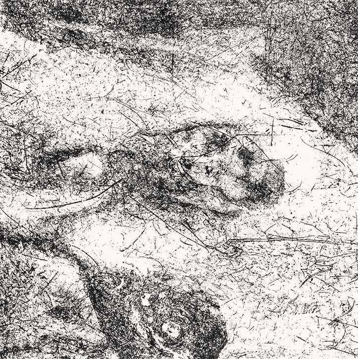 Thales, Strichätzung / Etching, 23 × 23 cm, 1999