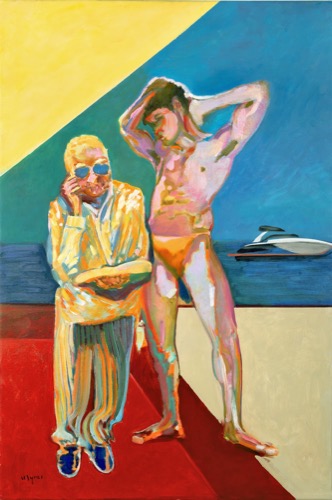 Telefonbieter, 109 × 63 cm, 2019